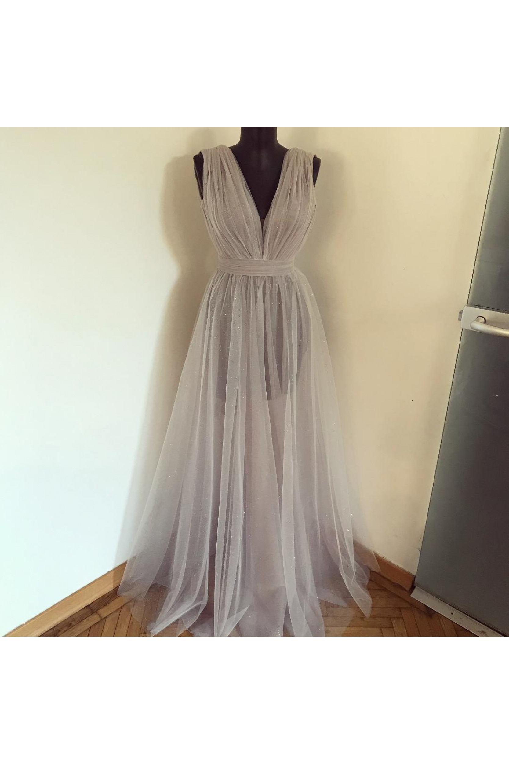 Rochie din tulle cu glitter